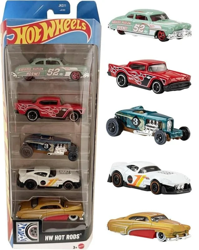 f*6様 0‼️HW HOT RODS Hot Wheels 5台セット ミニカ HW Hot Rods 5-Pack 1/64 Diecast Model | DreamDiecast