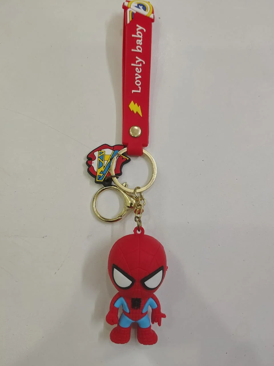 Accessories Spider-Man Classic Pose Keychain ("Lovely baby" Strap) NA Scale Diecast Model