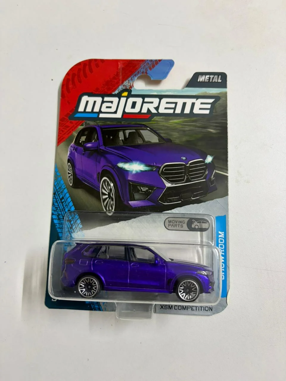 BMW X5 M Competition (Purple) - Majorette 1/64 Scale Diecast Model
