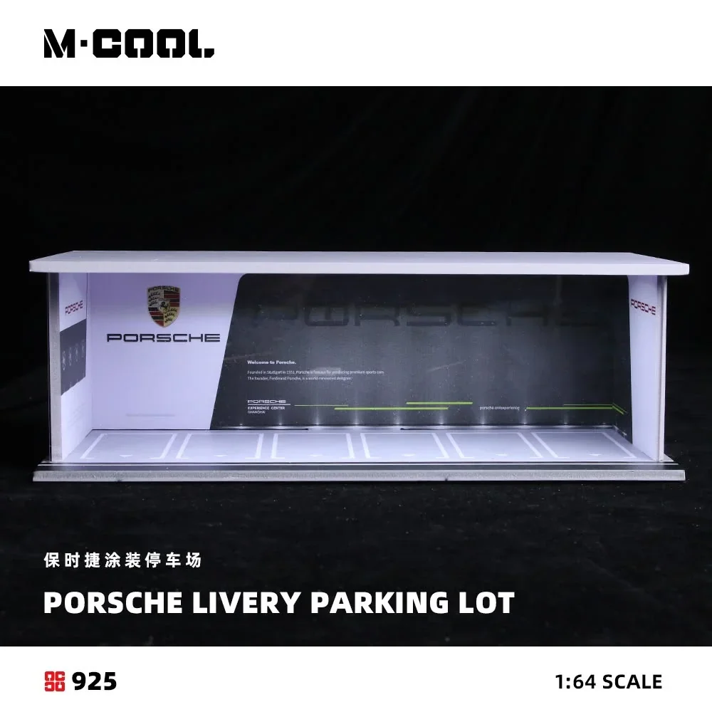 Accessories Porsche Livery Parking Lot Garage Diorama 1/64 Scale Diecast Model