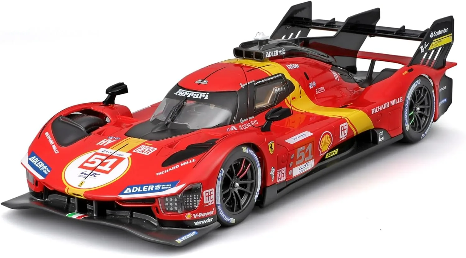 Bburago Ferrari 499P 1:24 LMH 2023 #51 1/24 Scale Diecast Model