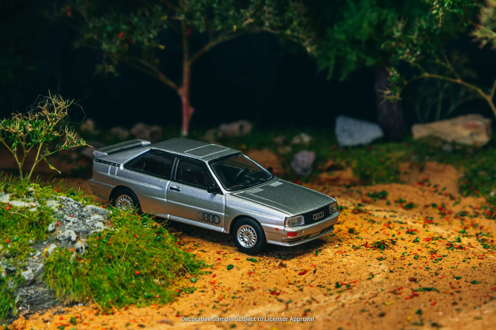 Audi Quattro Silver Metallic - Tarmac Works 1/64 Scale Diecast Model