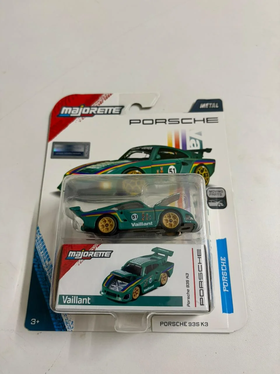 Porsche 935 K3 (Vaillant Green) - Majorette 1/64 Scale Diecast Model