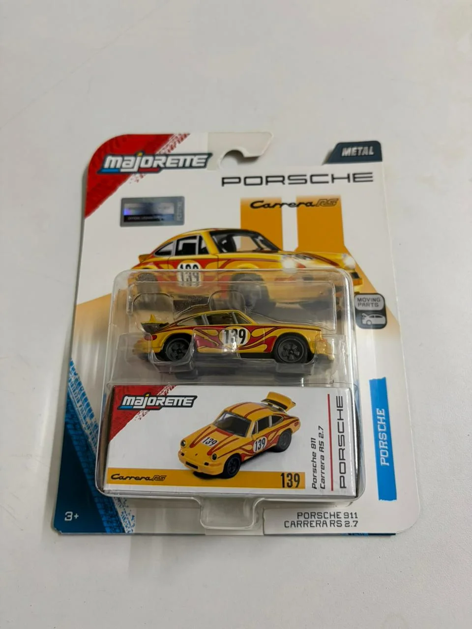 Porsche 911 Carrera RS 2.7 - Majorette 1/64 Scale Diecast Model