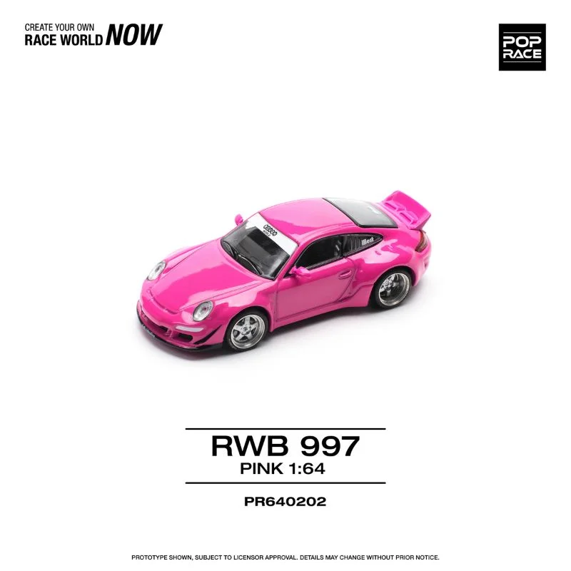 997 RWB Pink - Pop Race 1/64 Scale Diecast Model