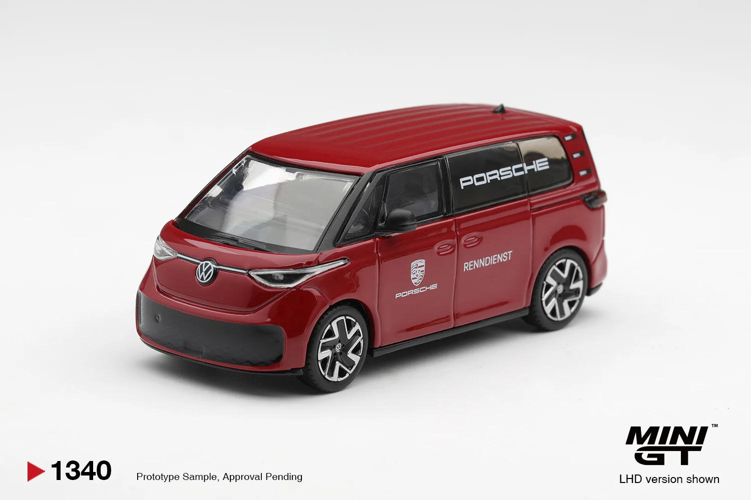 Mini GT Volkswagen ID.Buzz Porsche Renndienst 1/64 Scale Diecast Model