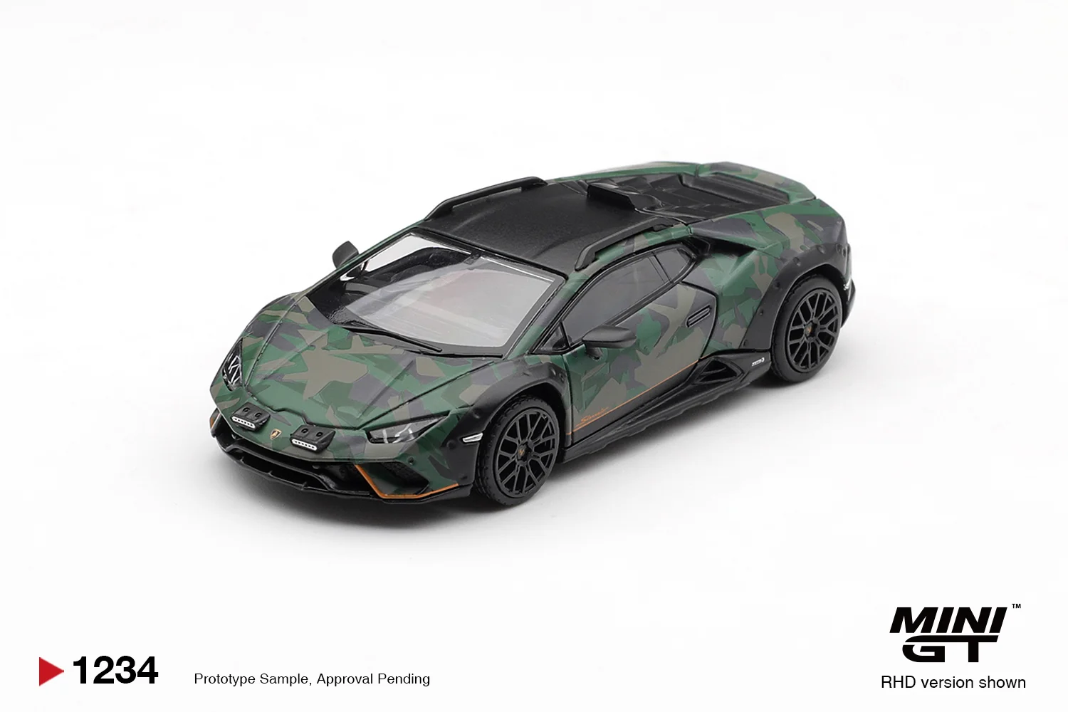 Mini GT Lamborghini Huracán Sterrato All-Terrain Set 1/64 diecast model view 4