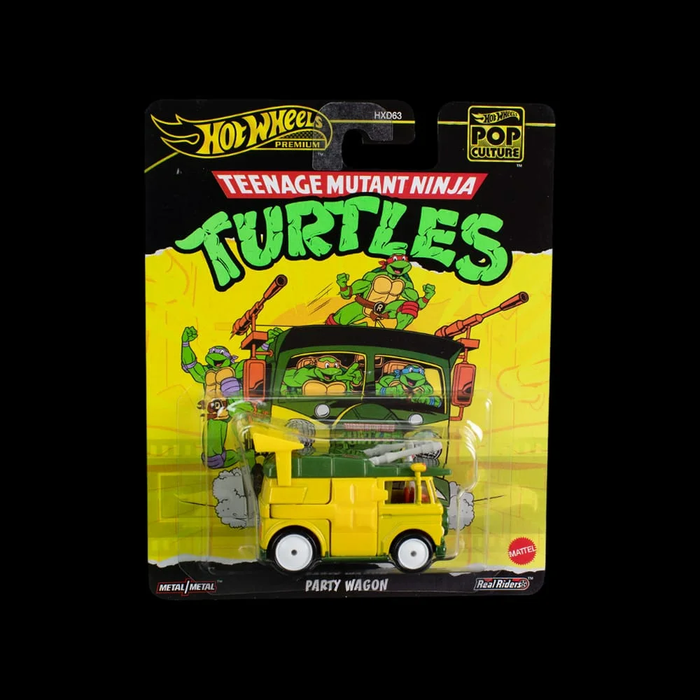 Hot Wheels Teenage Mutant Ninja Turtles Party Wagon 1/64 Scale Diecast Model