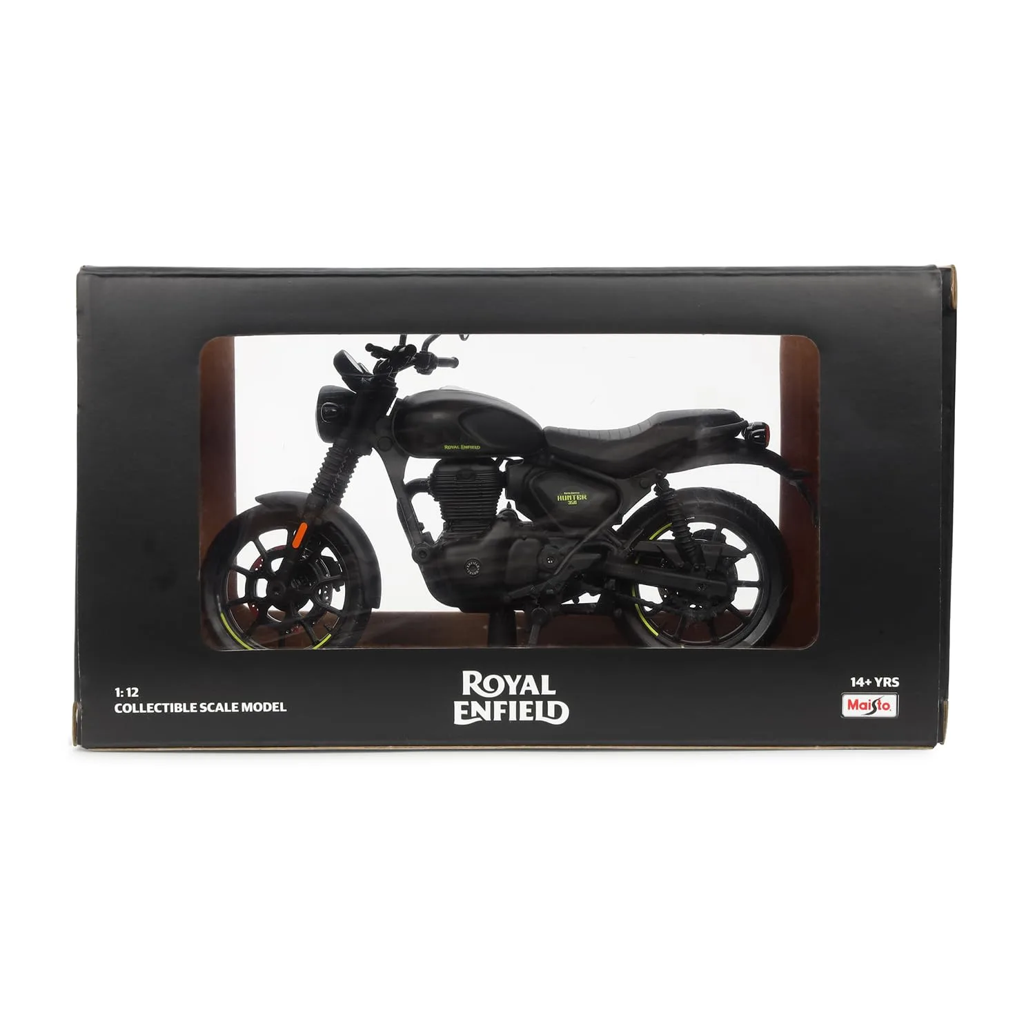 Maisto Maisto Royal Enfield Hunter 350 Graphite Grey 1/12 Scale Diecast Model