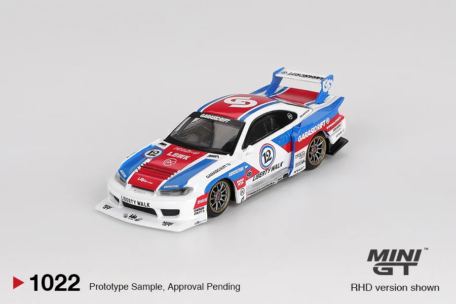 Nissan LB-Super Silhouette S15 Garasidrift - Mini GT 1/64 Scale Diecast Model