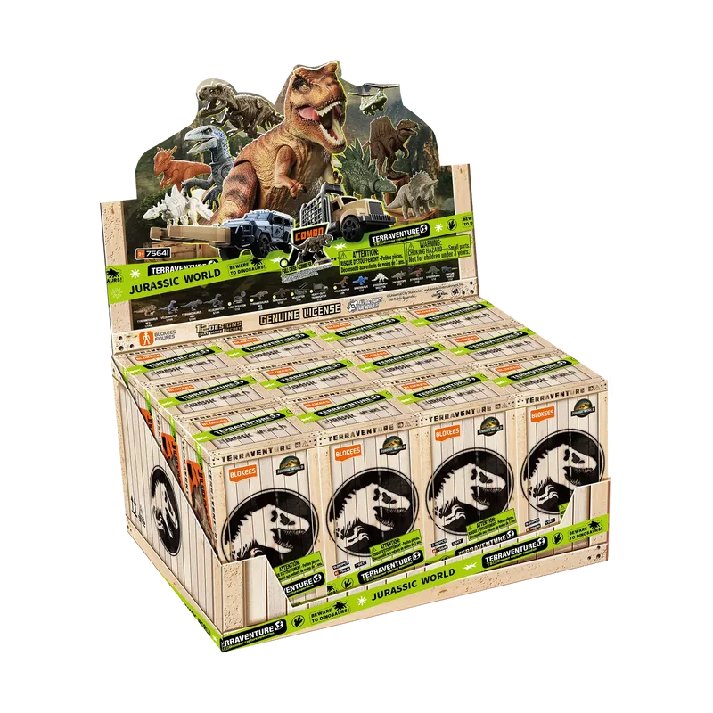 Blokees Blokees Jurassic World Terraventure TS 01 Dinosaur Capture Operation Na Scale Diecast Model