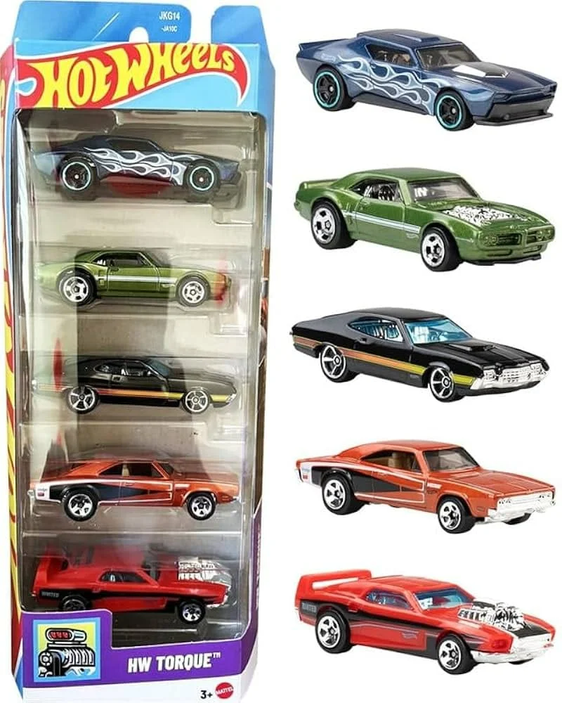 Hot Wheels HW Torque 5-Pack 1/64 Scale Diecast Model
