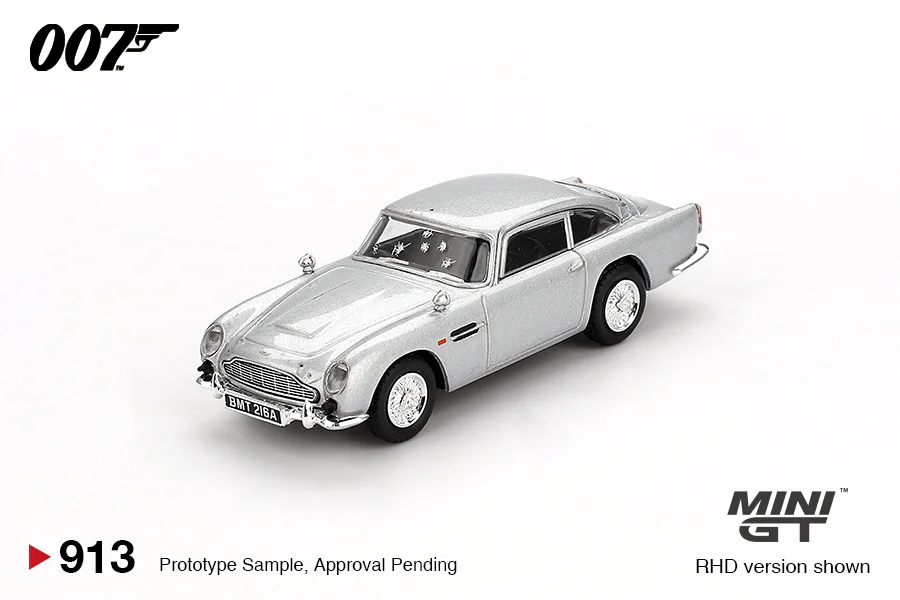 Mini GT ASTON MARTIN DB5 SKYFALL ENGLISH 1/64 Scale Diecast Model
