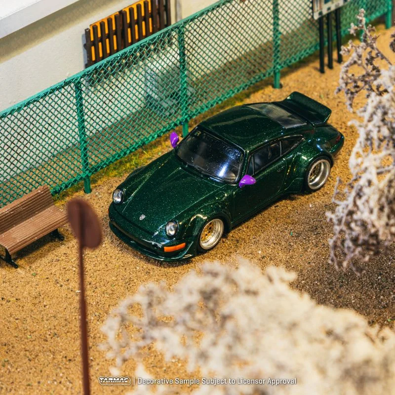 RWB 964 Dark Forest Green - Tarmac Works 1/64 Scale Diecast Model