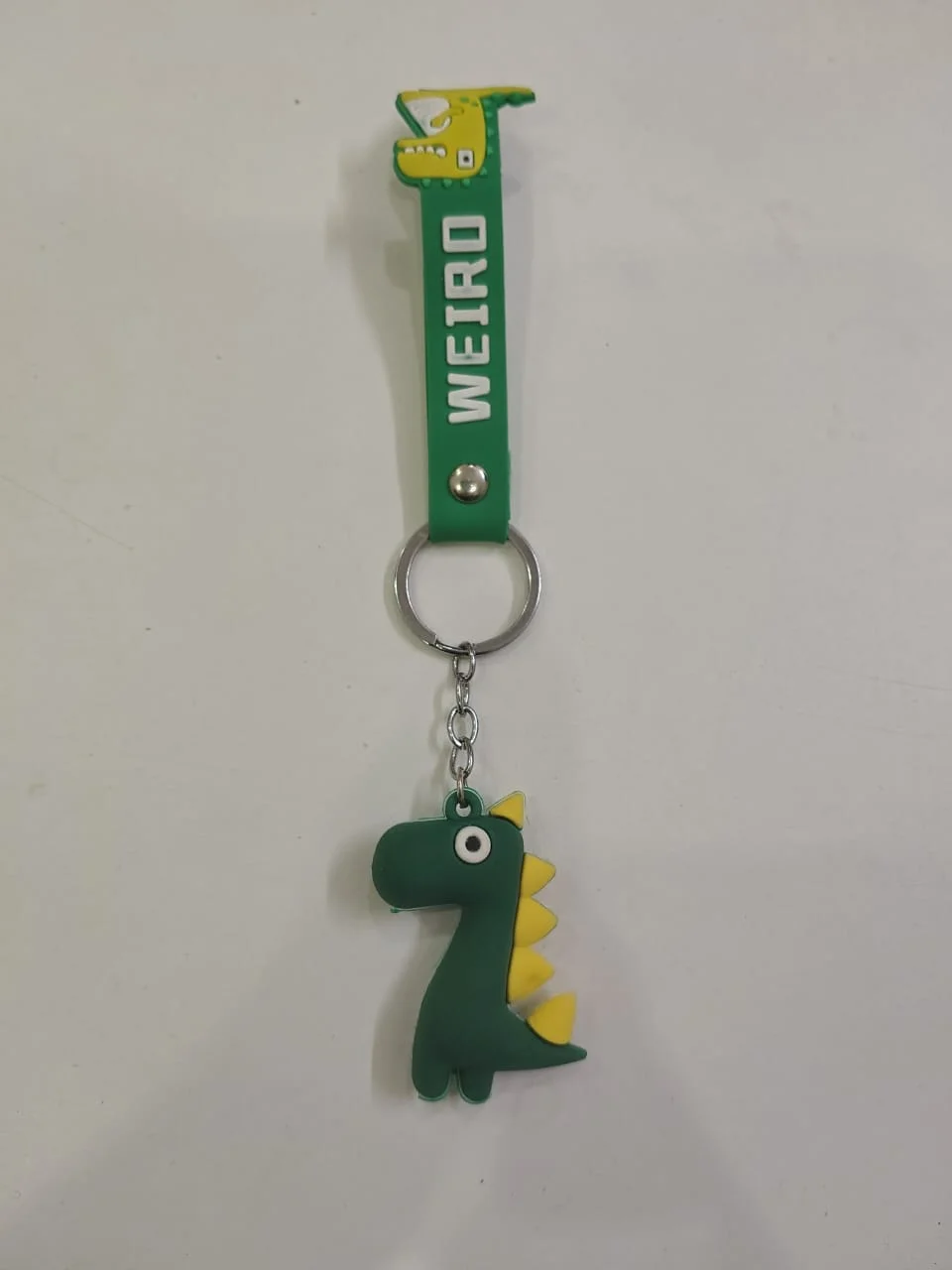 Accessories Green Long-Neck Dinosaur Keychain ("WEIRD" Strap) NA Scale Diecast Model