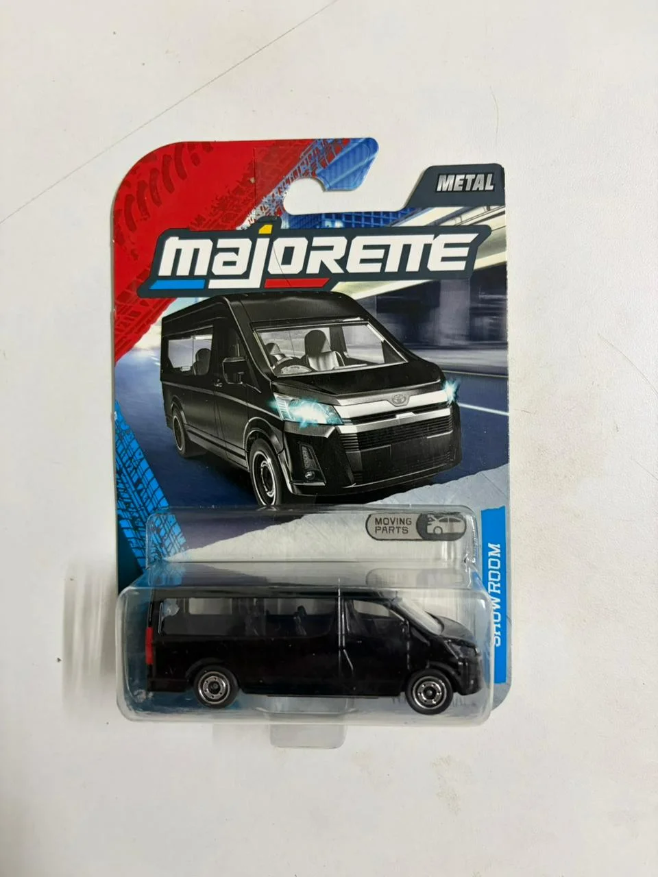Toyota Hiace (Black) - Majorette 1/64 Scale Diecast Model