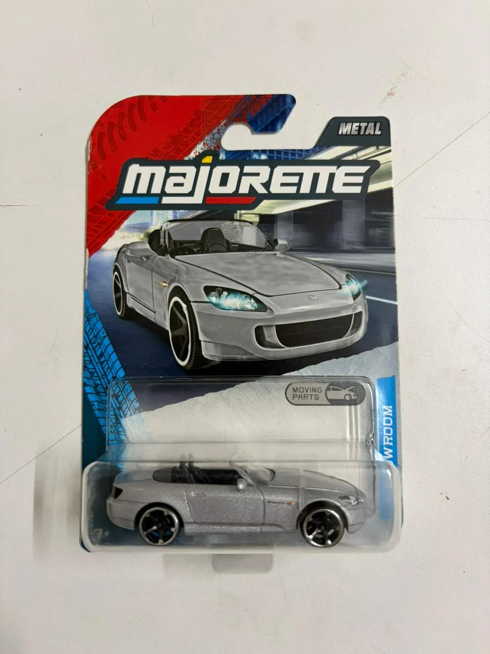 Honda S2000 (Silver) - Majorette 1/64 Scale Diecast Model