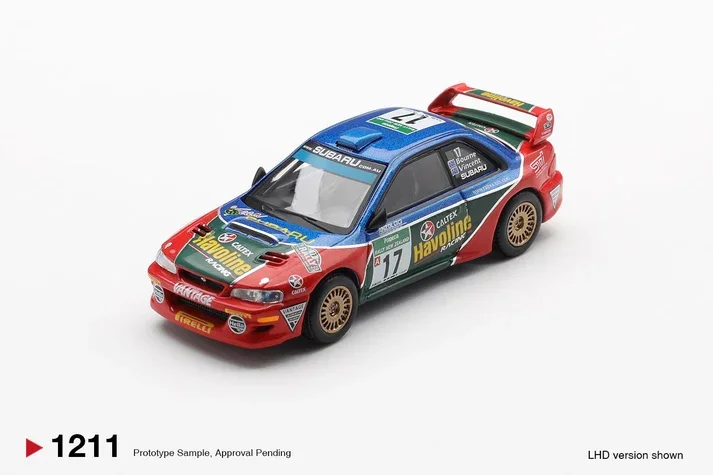 Mini GT #1211 Subaru Impreza WRC98 \#17 - 2000 Rally New Zealand 1/64 (Blister) Scale Diecast Model