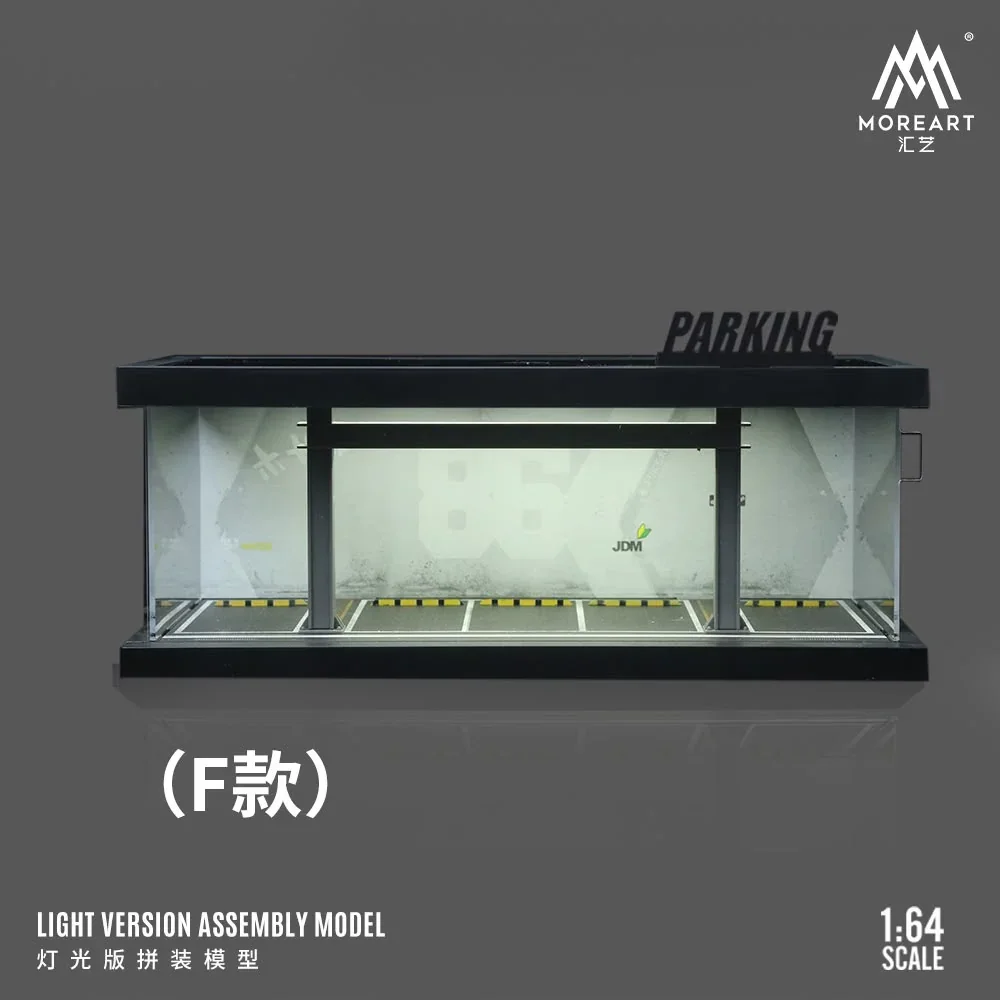 Accessories JDM Underground Parking Lot Diorama (86 Style) 1/64 Scale Diecast Model