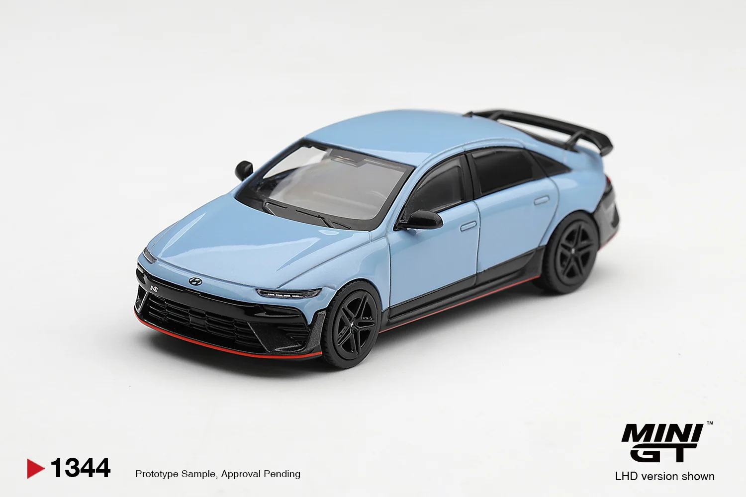 Mini GT Hyundai Ioniq 6 N Performance Blue Pearl 1/64 Scale Diecast Model