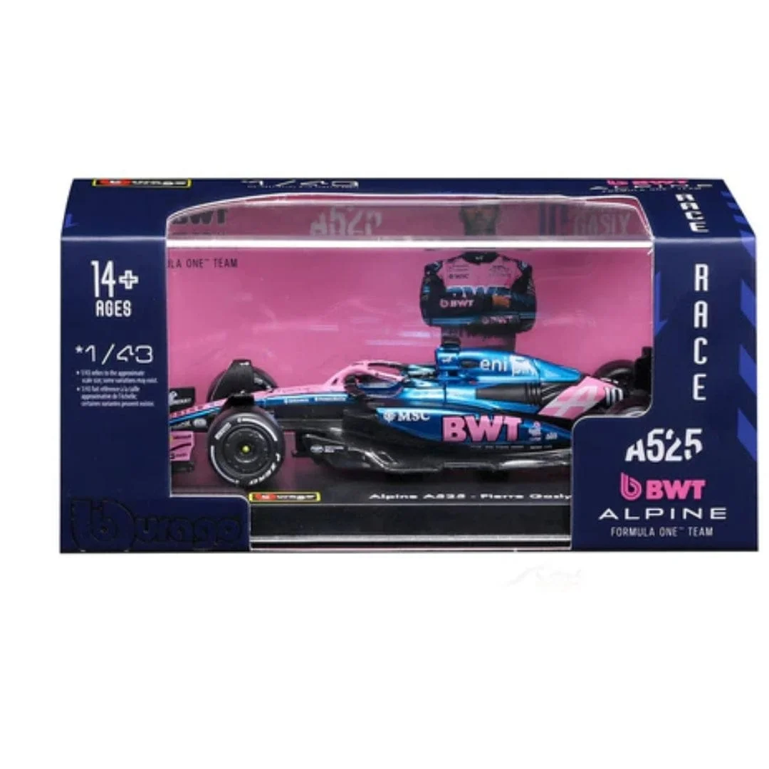Bburago Alpine A523 F1 - Pierre Gasly #10 1/43 Diecast Model