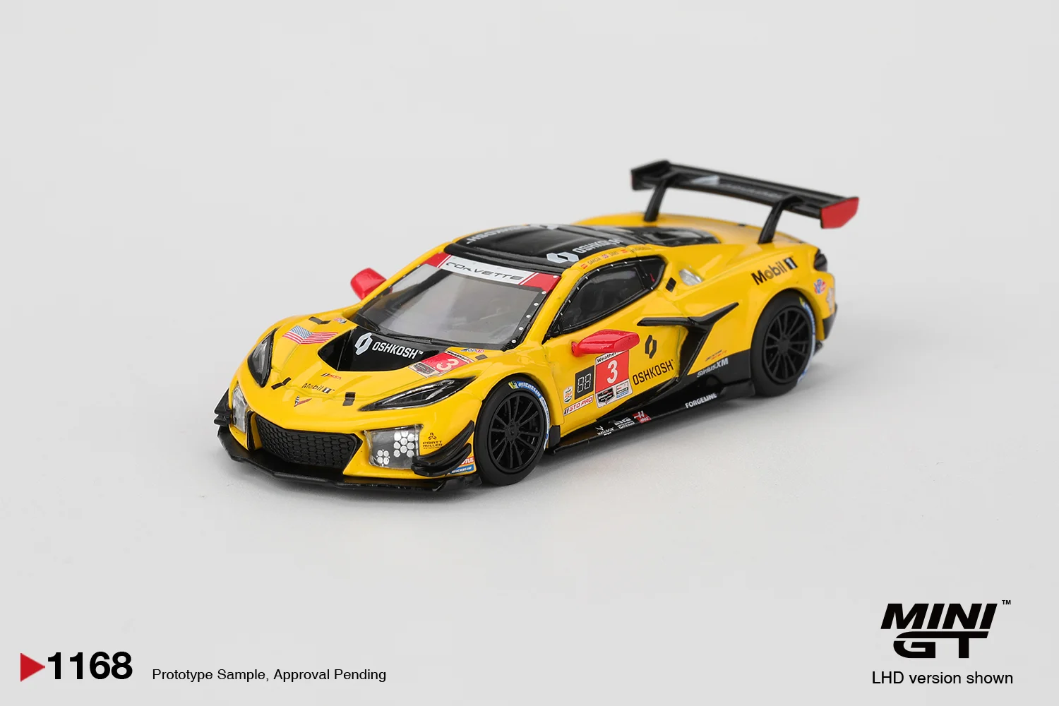 Mini GT Chevrolet Corvette Z06 GT3.R \#3 1/64 Scale Diecast Model