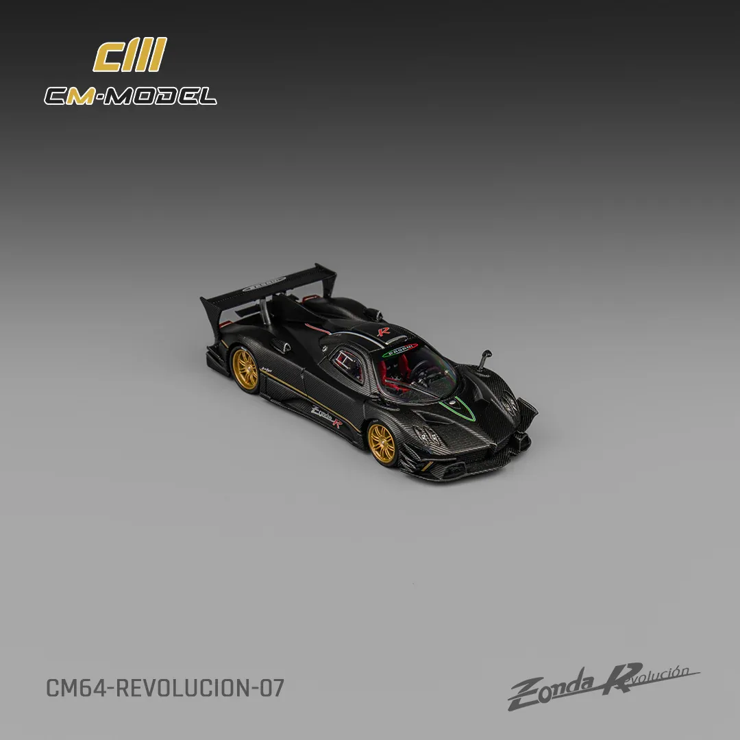 CM Model Pagani Zonda Rev Dry Carbon 1/64 Scale Diecast Model