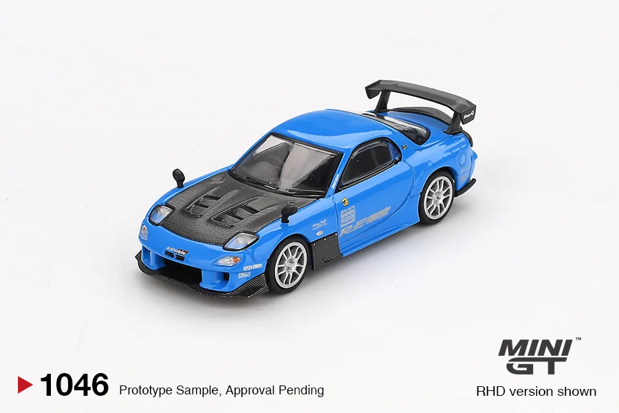 Mazda RX-7 RE-Amemiya 20B “Ama-san Go” - Mini GT 1/64 Scale Diecast Model