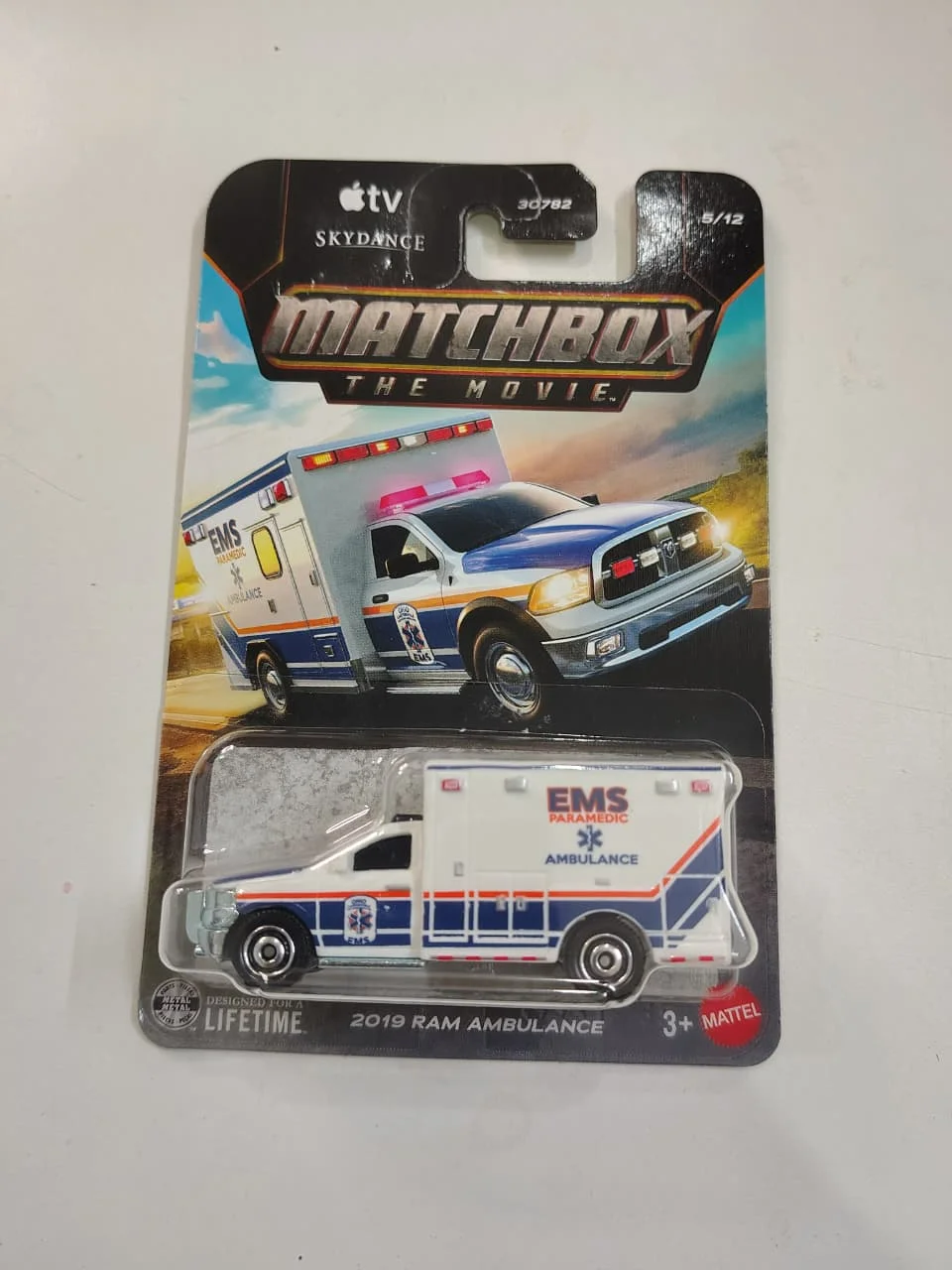 Matchbox 2019 RAM Ambulance 1/64 Scale Diecast Model