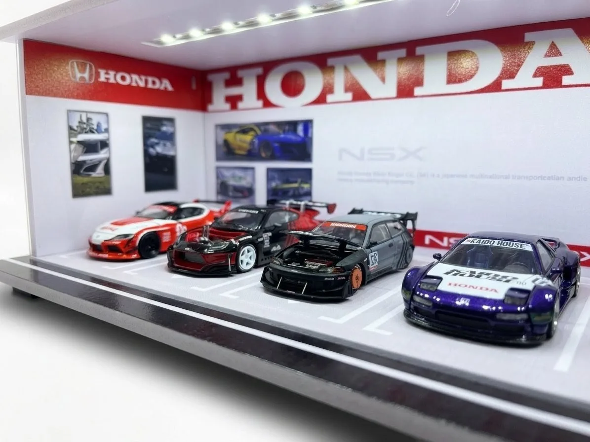 Honda NSX Garage Diorama 1/64 Diecast Model | DreamDiecast