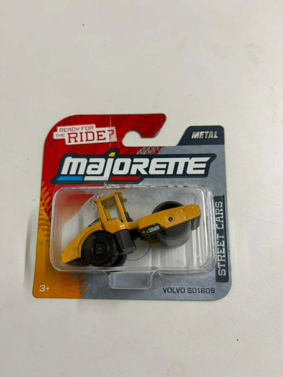 Volvo SD160B Road Roller - Majorette 1/64 Scale Diecast Model