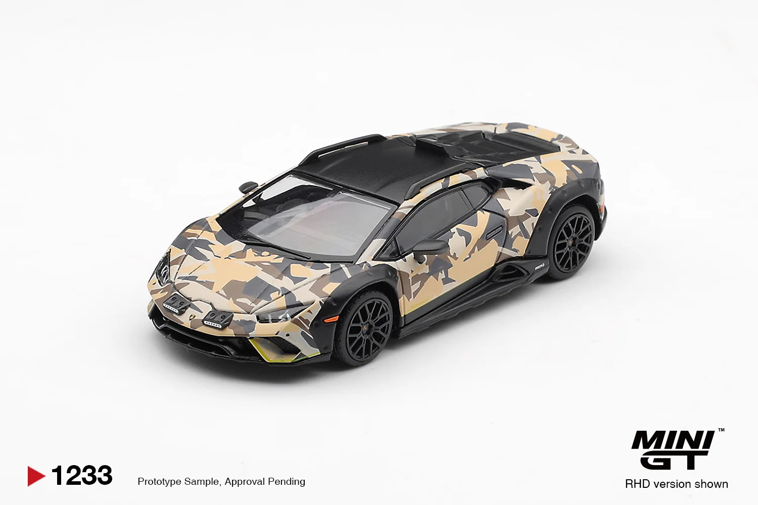 Mini GT Lamborghini Huracán Sterrato All-Terrain Set 1/64 diecast model view 3