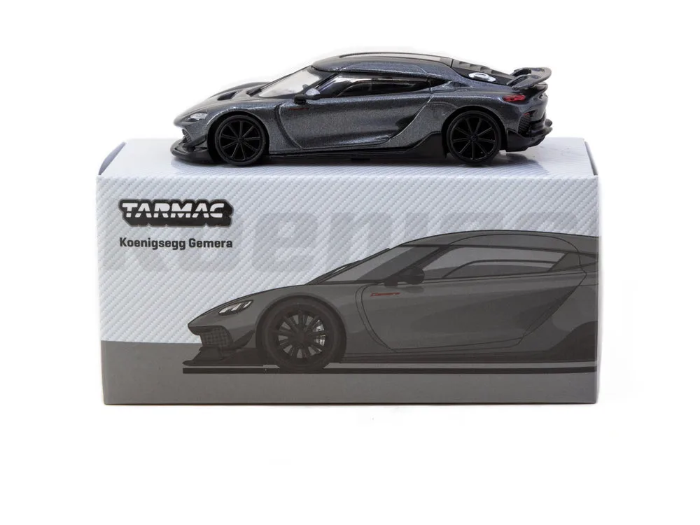 Tarmac Works Koenigsegg Gemera Grey 1/64 diecast model view 3