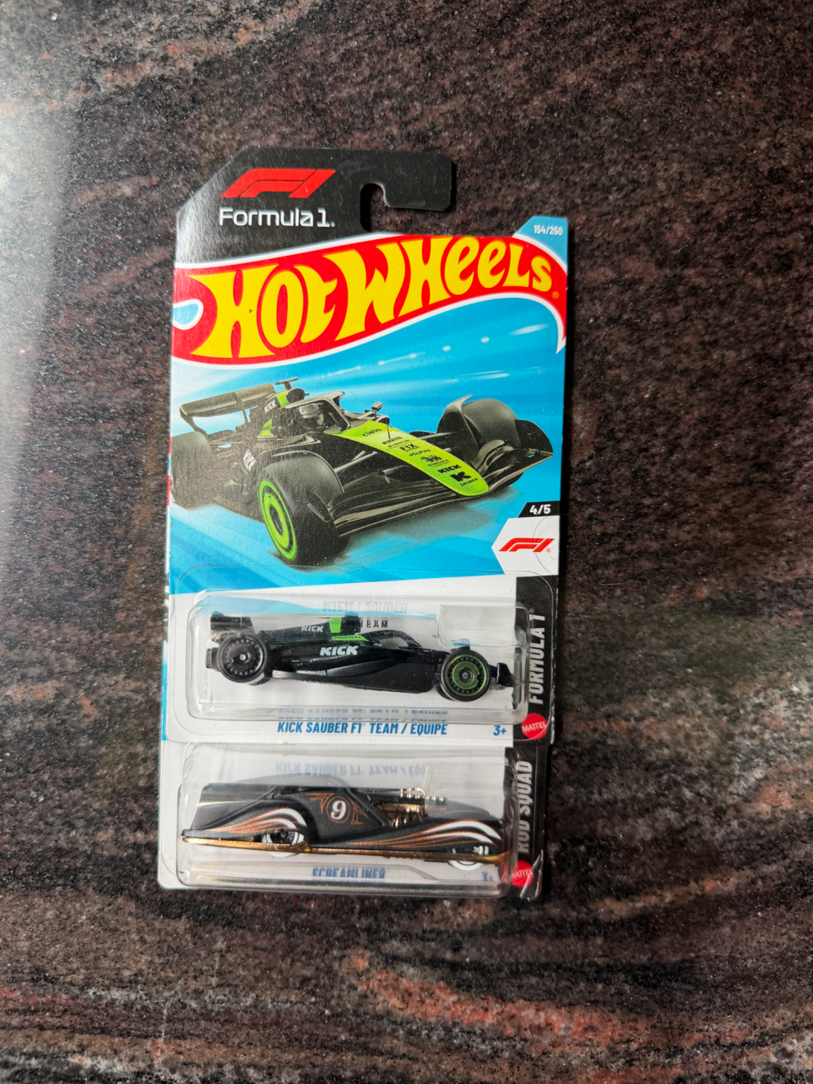 Hot Wheels Hotwheels Kick Sauber F1 Team Set 3 1/64 (Blister) Scale Diecast Model
