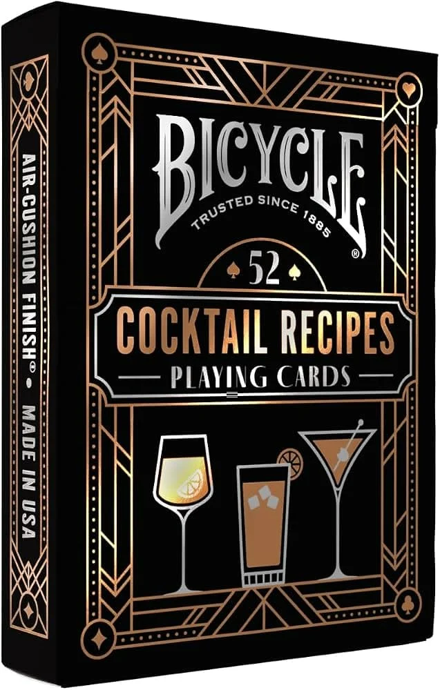 Bicycle Bicycle 52 Cocktail Recipes Playing Cards N/A Scale Diecast Model