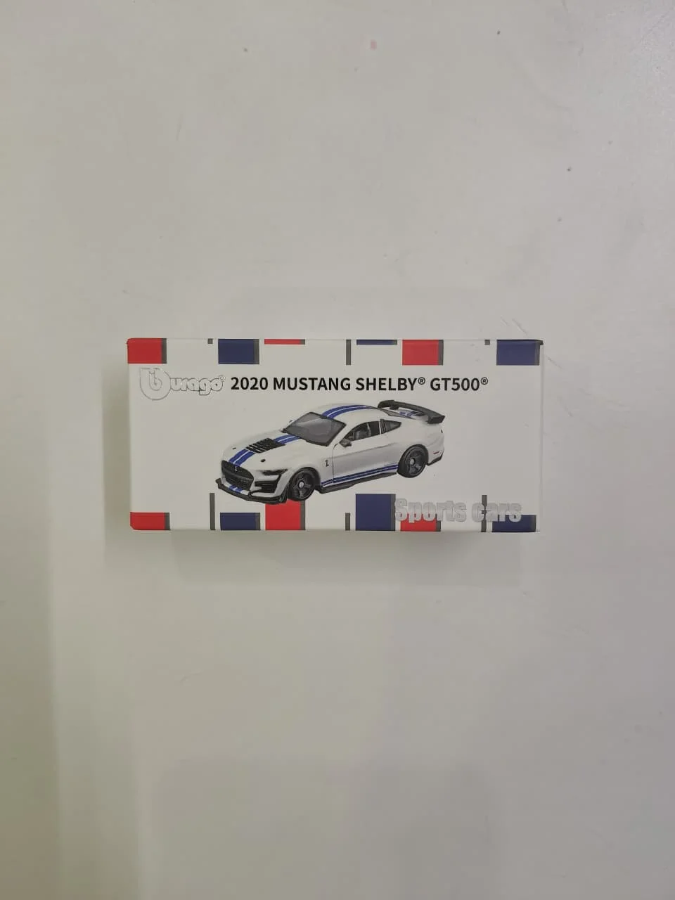 2020 Mustang Shelby GT500 (White) - Bburago 1/64 Scale Diecast Model