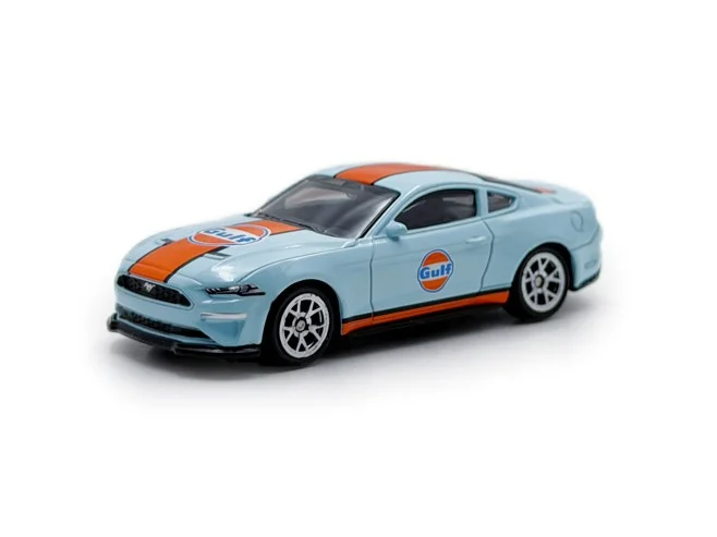 CCA 2018 Ford Mustang GT Gulf 1/64 Scale Diecast Model