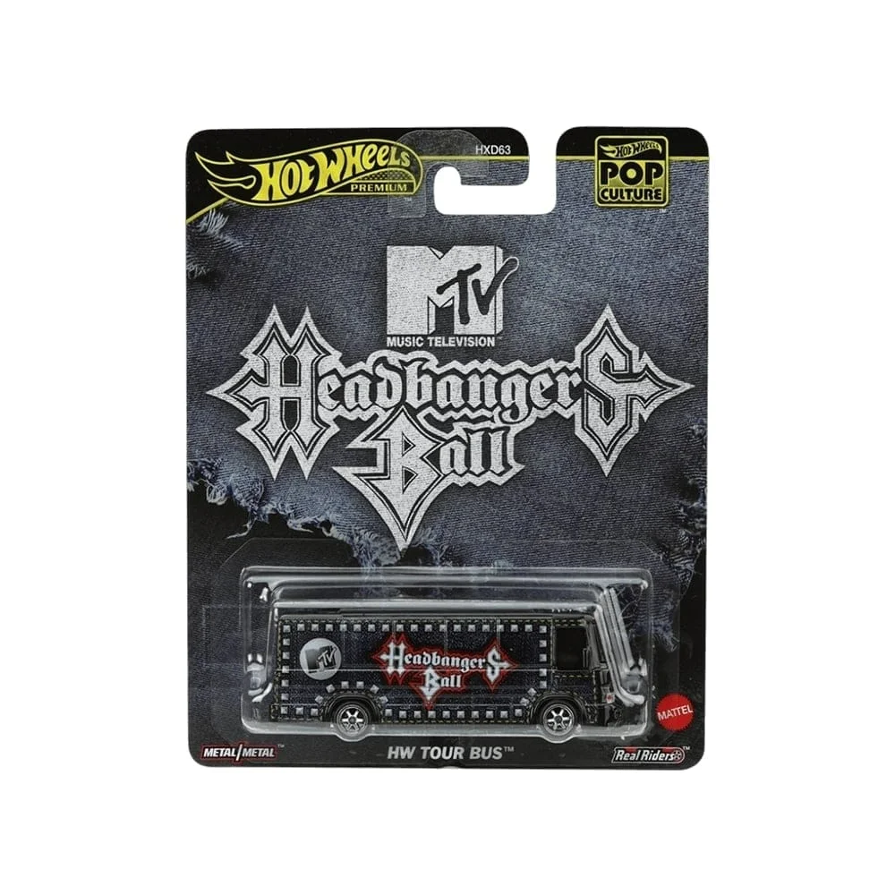 Hot Wheels MTV Headbangers Ball - HW Tour Bus 1/64 Scale Diecast Model