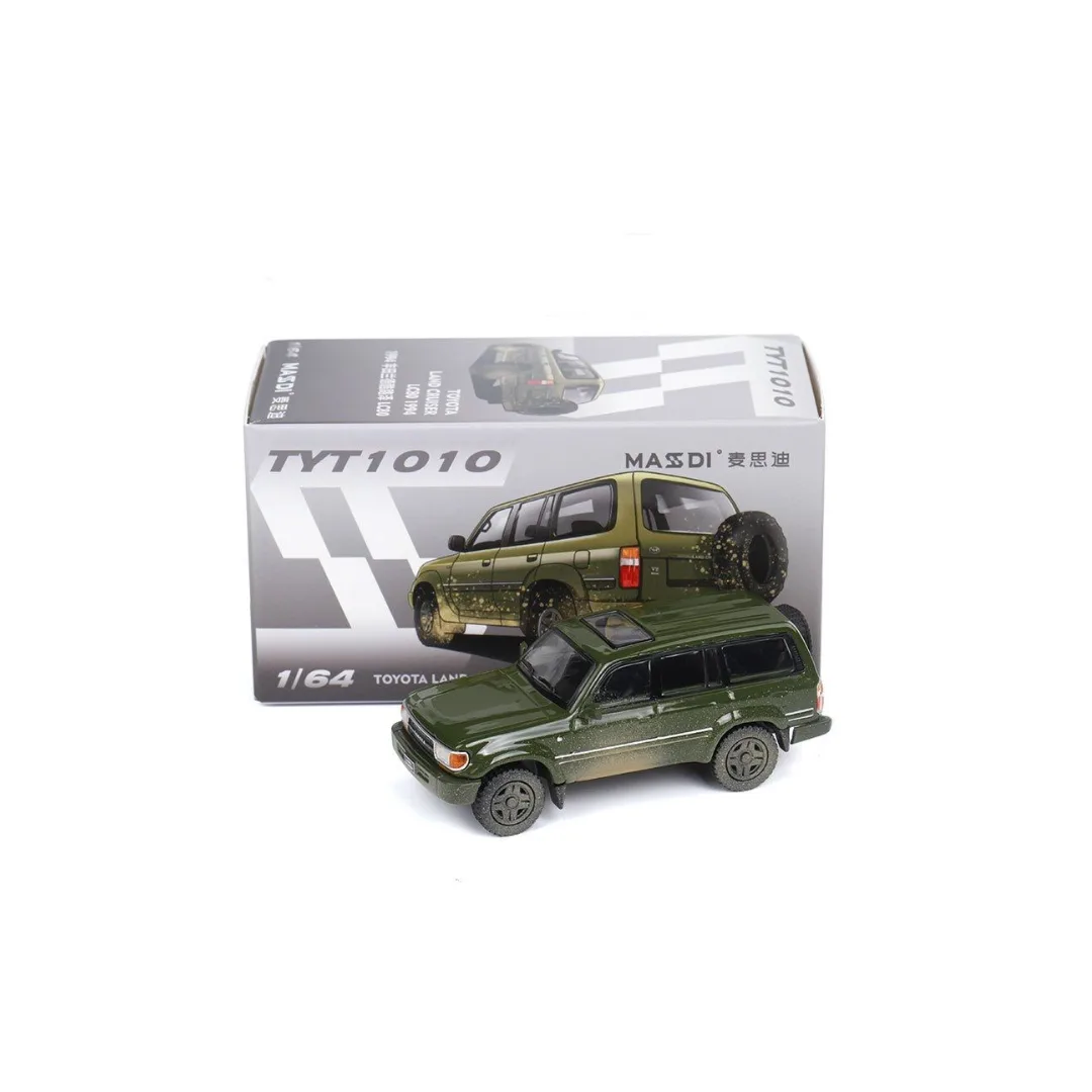 MASSDI 1994 Massdi Toyota LC80 green 1/64 Scale Diecast Model