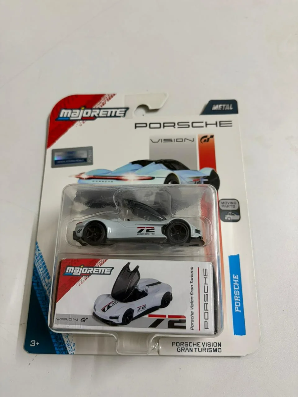 Porsche Vision GT (White) - Majorette 1/64 Scale Diecast Model