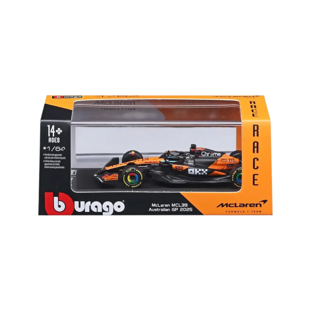 Bburago Bburago McLaren F1 MCL39 Australian GP 2025 Oscar Piastri 1/64 Scale Diecast Model