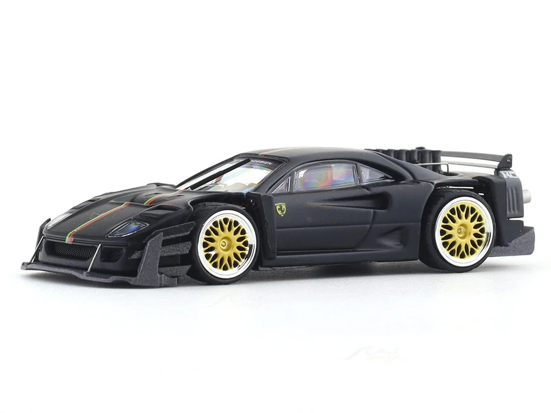 Autobots models Ferrari F40 Modified (Black/Livery) 1/64 Scale Diecast Model