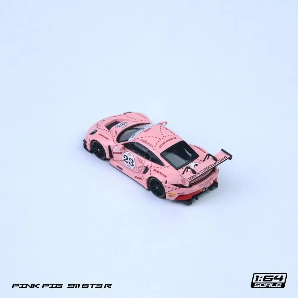 STAR RACE Porsche 911 GT3 RS Pinkpig 1/64 diecast model view 2