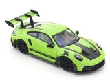 TIMEMICRO Porsche 911 GT3 RS (992) - lizard Green 1/64 diecast model view 2
