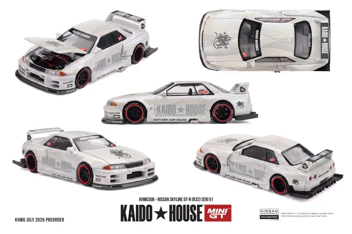 Kaido House Nissan Skyline GT-R (R32) SERI V1 1/64 Scale Diecast Model