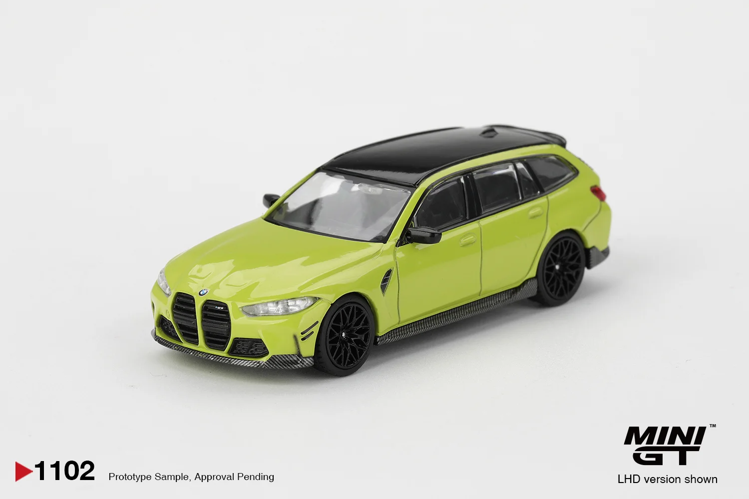 Mini GT BMW M3 M PERFORMANCE TOURING SAO PAULO YELLOW 1/64 Scale Diecast Model