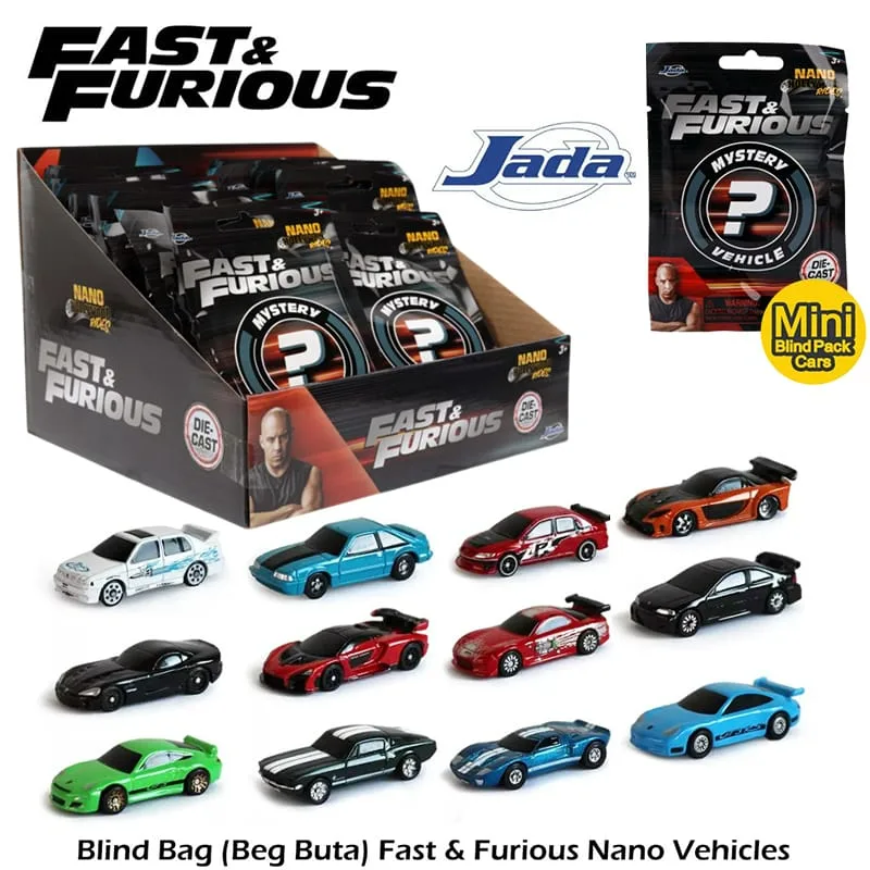 Jada Fast & Furious Nano Hollywood Rides 1/100 Diecast Model