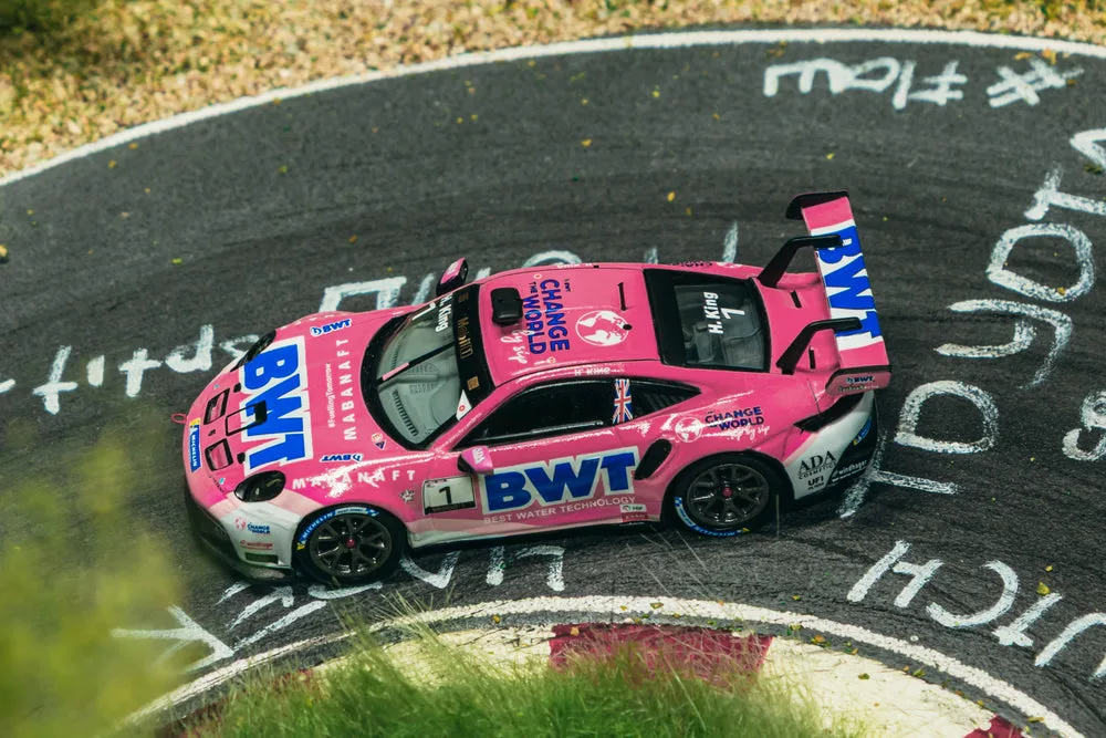 Tarmac Works Porsche 911 GT3 Cup (992) Porsche Mobil 1 Supercup 2024 #01 1/64 Scale Diecast Model