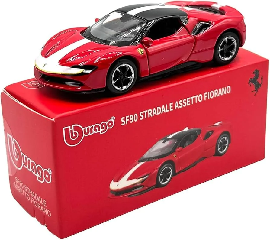 Bburago Ferrari SF90 Stradale Assetto Fiorano 1/64 Scale Diecast Model