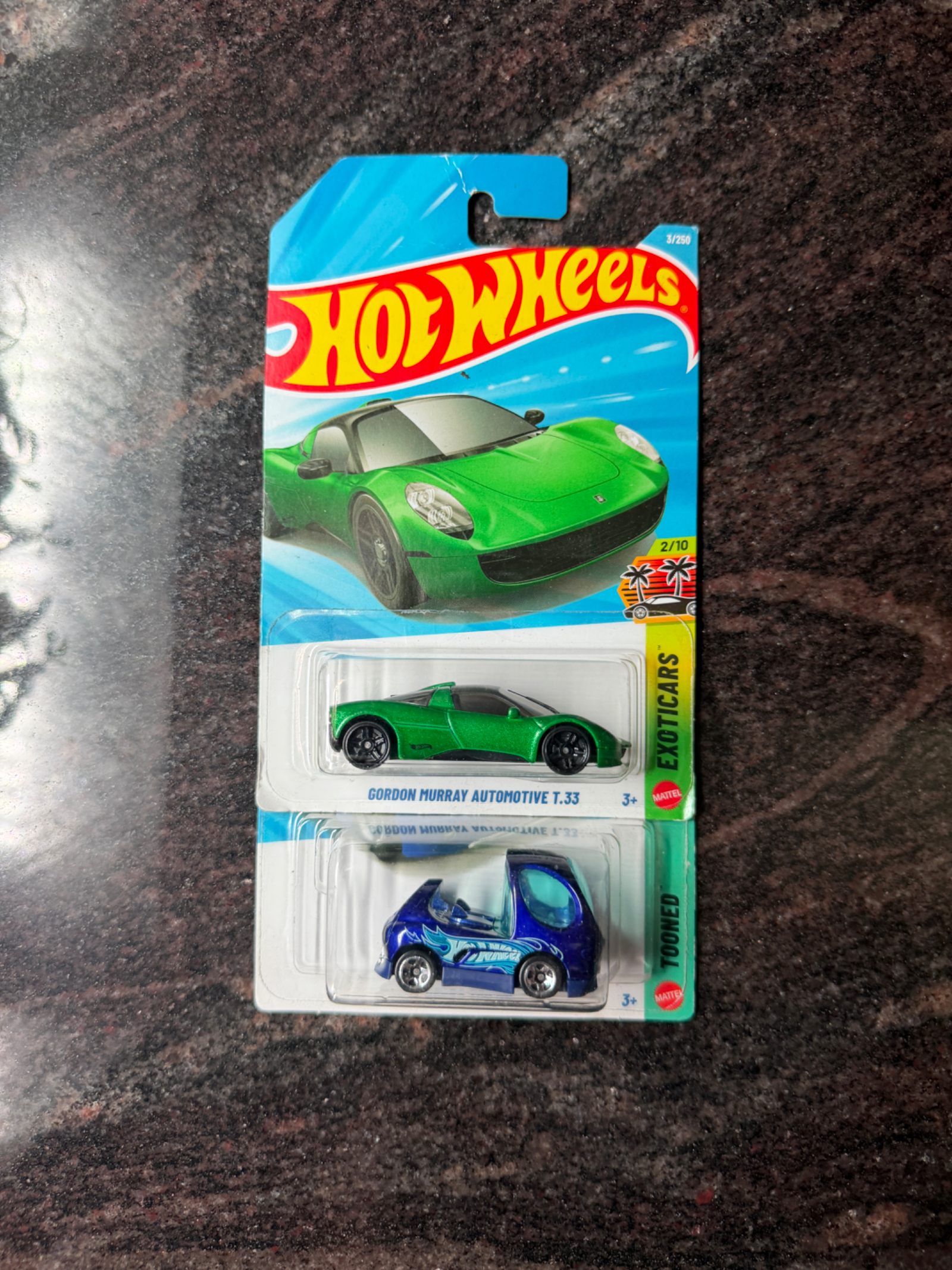 Hot Wheels Hotwheels Gordon Murray Automotive T.33 Green Set 1/64 Scale Diecast Model